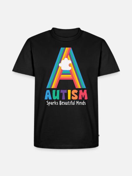 Autism Awareness Autism Disease - Men's Premium Organic T-Shirt - black