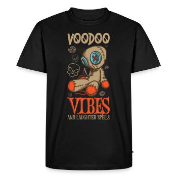 Sorcière Occulte Gothique Sombre Satanique Impie - T-shirt Premium bio Homme - noir - Devant - Nico (187cm)