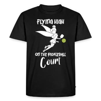 Joueur de pickleball Pickleball Paddle Pickleball - T-shirt Premium bio Homme - noir - Devant - Nico (187cm)