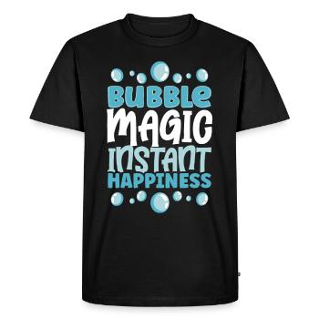 Soap Making Soap Boiler Soap Bubble Bubble - Men's Premium Organic T-Shirt - black - Front - Nico (187cm)