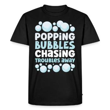 Soap Making Soap Boiler Soap Bubble Bubble - Men's Premium Organic T-Shirt - black - Front - Nico (187cm)