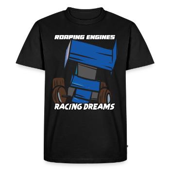 Sprint Car Mom Dirt Track Racing Race Day - T-shirt Premium bio Homme - noir - Devant - Nico (187cm)
