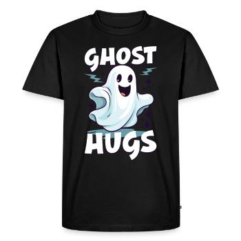 Recherche paranormale Chasseur de fantômes d’Halloween - T-shirt Premium bio Homme - noir - Devant - Nico (187cm)