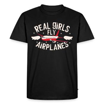 Pilote Aviation Avion Compagnie aérienne Futurs pilotes - T-shirt Premium bio Homme - noir - Devant - Nico (187cm)
