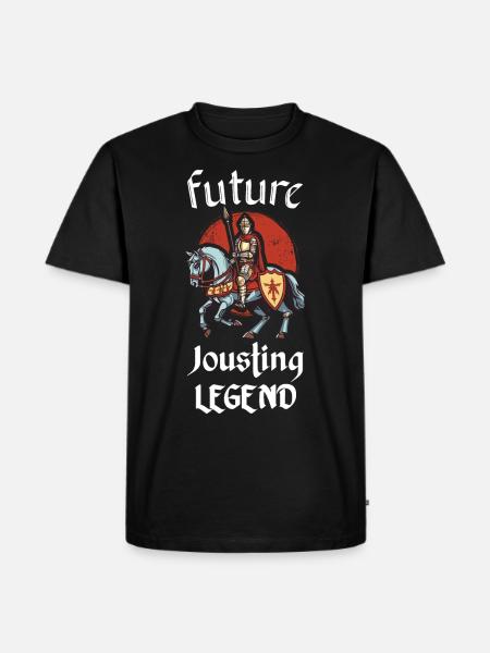 Ritterritter Mittelalterliche Renaissance-rüstung - Herre Premium økologisk T-shirt - sort