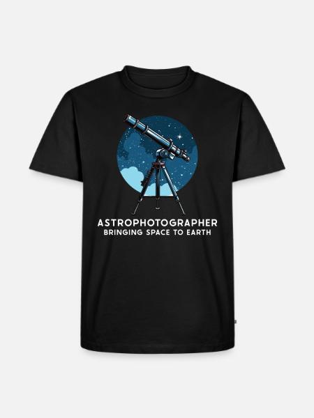 Astrophotography Astronomy Space Camera - Men's Premium Organic T-Shirt - black