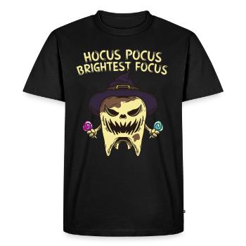 Creepy Halloween teeth creepy - Men's Premium Organic T-Shirt - black - Front - Nico (187cm)