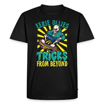 Horror Skateboarder Halloween Skateboard Cadeau - T-shirt Premium bio Homme - noir - Devant - Nico (187cm)