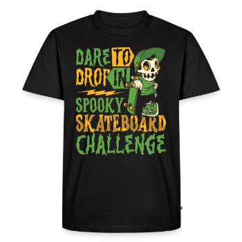 Horror Skateboarder Halloween Skateboard Cadeau - T-shirt Premium bio Homme - noir - Devant - Nico (187cm)