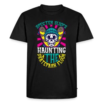 Horror Skateboarder Halloween Skateboard Cadeau - T-shirt Premium bio Homme - noir - Devant - Nico (187cm)