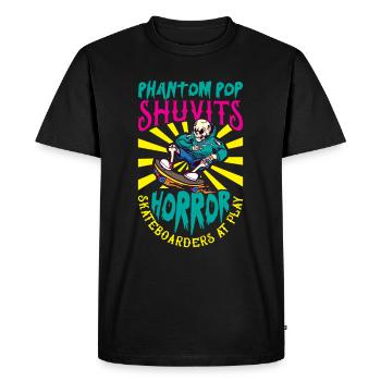 Horror Skateboarder Halloween Skateboard Cadeau - T-shirt Premium bio Homme - noir - Devant - Nico (187cm)