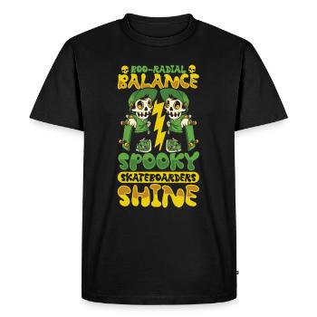 Horror Skateboarder Halloween Skateboard Cadeau - T-shirt Premium bio Homme - noir - Devant - Nico (187cm)