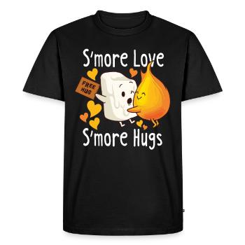 Scout Camping Outdoor Romantic - Men's Premium Organic T-Shirt - black - Front - Nico (187cm)
