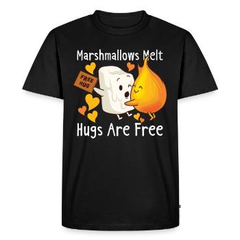 Scout Camping Outdoor Romantic - Men's Premium Organic T-Shirt - black - Front - Nico (187cm)