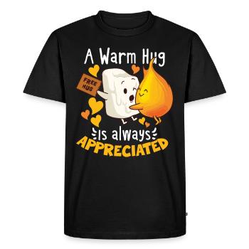 Scout Camping Outdoor Romantic - Men's Premium Organic T-Shirt - black - Front - Nico (187cm)