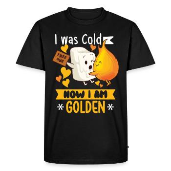 Scout Camping Outdoor Romantic - Men's Premium Organic T-Shirt - black - Front - Nico (187cm)