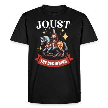 Knight Knight Medieval Renaissance Armor - Men's Premium Organic T-Shirt - black - Front - Nico (187cm)