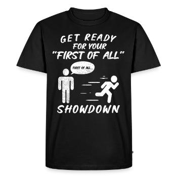 Débat de discours de débat orateur idée de cadeau - T-shirt Premium bio Homme - noir - Devant - Nico (187cm)
