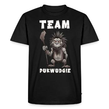 Pukwudgie, Cryptide, Folklore, Mythes, Cryptozoologue - T-shirt Premium bio Homme - noir - Devant - Nico (187cm)