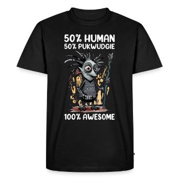 Pukwudgie, Cryptide, Folklore, Mythes, Cryptozoologue - T-shirt Premium bio Homme - noir - Devant - Nico (187cm)