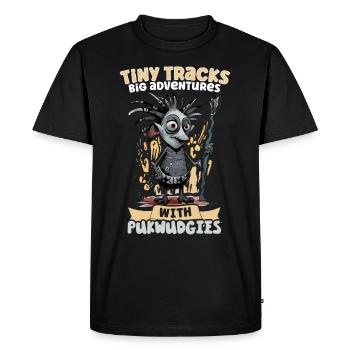 Pukwudgie, Cryptide, Folklore, Mythes, Cryptozoologue - T-shirt Premium bio Homme - noir - Devant - Nico (187cm)