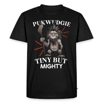 Pukwudgie, Cryptide, Folklore, Mythes, Cryptozoologue - T-shirt Premium bio Homme - noir - Devant - Nico (187cm)