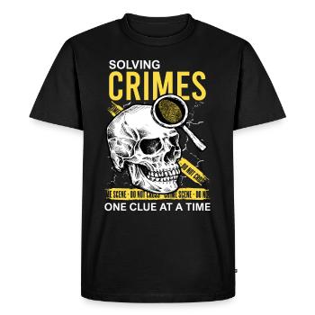 Pathologist, Forensic Expert, Crime Scene Analyst - Men's Premium Organic T-Shirt - black - Front - Nico (187cm)
