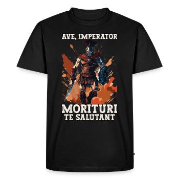 Jules César Histoire romaine Empire romain - T-shirt Premium bio Homme - noir - Devant - Nico (187cm)