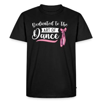 Ballet Ballerine Danse Danseuse Danse Ballet - T-shirt Premium bio Homme - noir - Devant - Nico (187cm)