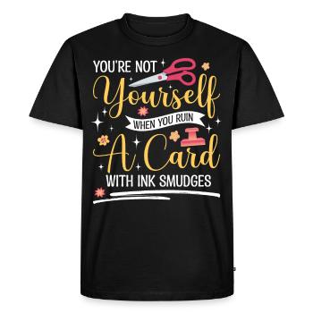 Cardmaker Scrapbooking Kits de fabrication de cartes pour - T-shirt Premium bio Homme - noir - Devant - Nico (187cm)