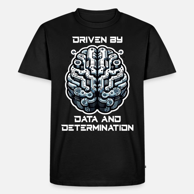 Artificial intelligence, machine learning, data - Men's Premium Organic T-Shirt - black