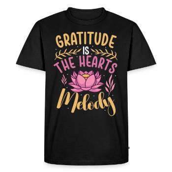 Yoga Mindfulness Practic Meditation Manifestation - Men's Premium Organic T-Shirt - black - Front - Nico (187cm)