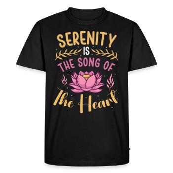 Yoga Mindfulness Practic Meditation Manifestation - Men's Premium Organic T-Shirt - black - Front - Nico (187cm)
