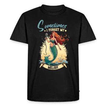 Sailors Sea Shanty Singing Ship Adventures - Men's Premium Organic T-Shirt - black - Front - Nico (187cm)