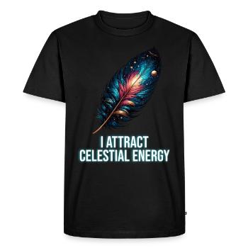 Yoga Mindfulness Practic Meditation Manifestation - Men's Premium Organic T-Shirt - black - Front - Nico (187cm)