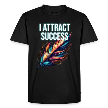 Yoga Mindfulness Practic Meditation Manifestation - Men's Premium Organic T-Shirt - black - Front - Nico (187cm)