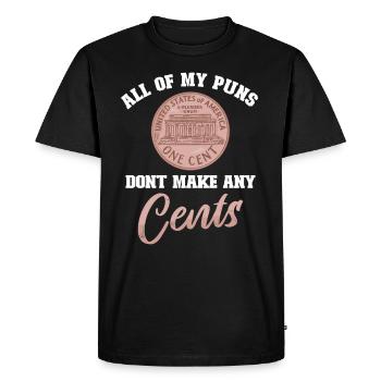 Collection de pièces de monnaie amusante pour les collectionneurs de pièces de monnaie et - T-shirt Premium bio Homme - noir - Devant - Nico (187cm)