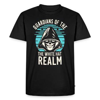 Ethical Hacking Analyst Ethical Cyber Security - Men's Premium Organic T-Shirt - black - Front - Nico (187cm)
