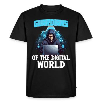 Ethical Hacking Analyst Ethical Cyber Security - Men's Premium Organic T-Shirt - black - Front - Nico (187cm)