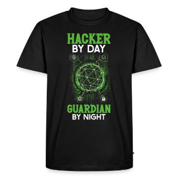 Ethical Hacking Analyst Ethical Cyber Security - Men's Premium Organic T-Shirt - black - Front - Nico (187cm)