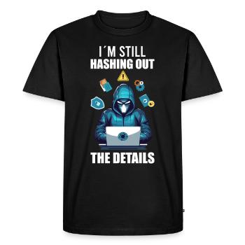 Analyste en piratage éthique Cybersécurité éthique - T-shirt Premium bio Homme - noir - Devant - Nico (187cm)
