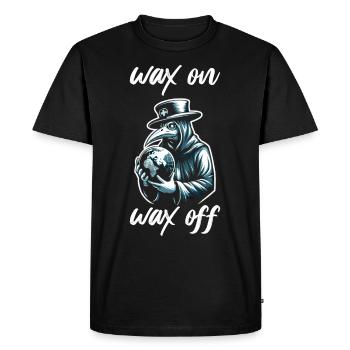 Spooky Halloween Horror Plague Doctor - Men's Premium Organic T-Shirt - black - Front - Nico (187cm)