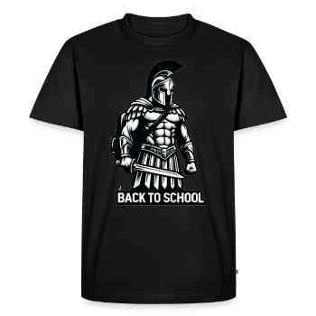Professeur d'école de gladiateurs de la Rome antique - T-shirt Premium bio Homme - noir - Devant - Nico (187cm)
