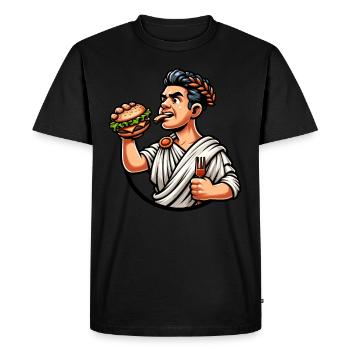 Hamburg Roman History Roman Empire - Men's Premium Organic T-Shirt - black - Front - Nico (187cm)