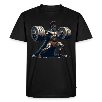 Jules César Histoire romaine Empire romain - T-shirt Premium bio Homme - noir - Devant - Nico (187cm)