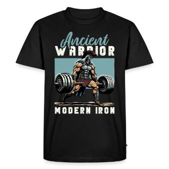 Jules César Histoire romaine Empire romain - T-shirt Premium bio Homme - noir - Devant - Nico (187cm)