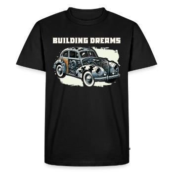 Puzzle Lover Jigzaw Puzzle Board Game Puzzler - Men's Premium Organic T-Shirt - black - Front - Nico (187cm)