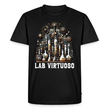 Chimie organique, Étudiants en chimie, Chimie - T-shirt Premium bio Homme - noir - Devant - Nico (187cm)