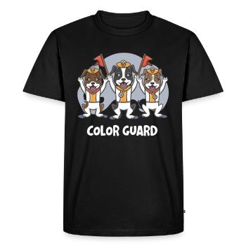 Garde d’hiver instructeur Colorguard capitaine cadeau - T-shirt Premium bio Homme - noir - Devant - Nico (187cm)