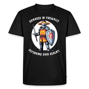 Ethical Hacking Analyst Ethical Cyber Security - Men's Premium Organic T-Shirt - black - Front - Nico (187cm)